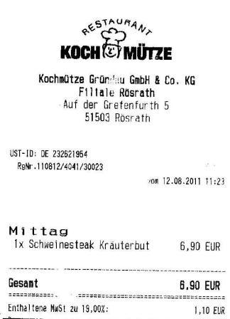 doew Hffner Kochmtze Restaurant